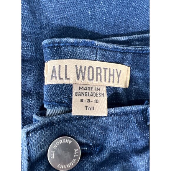 All Worthy Hunter McGrady Tall Signature Stretch Jeans Medium Wash T 6 8 10 - Picture 5 of 9